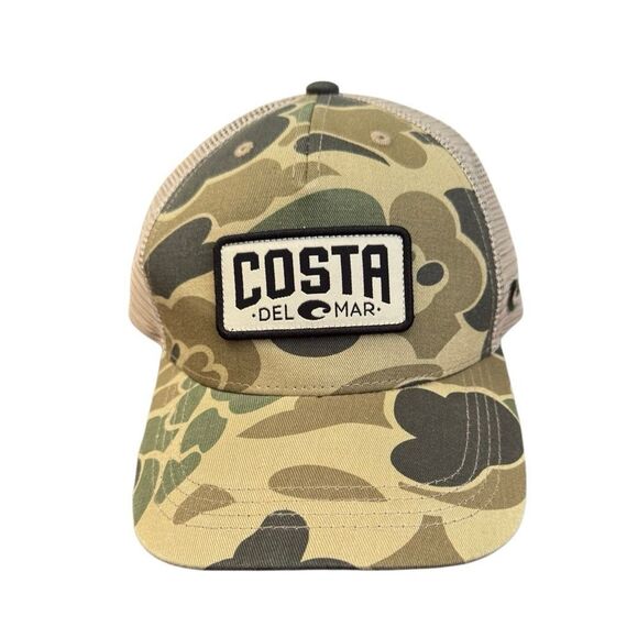Costa Del Mar Camo Duck Trucker Hat - One Size - Picture 2 of 8